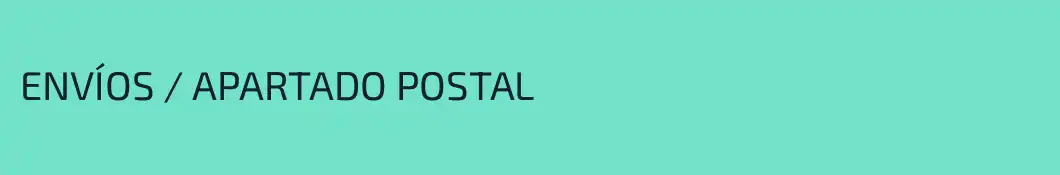 ENVÍOS / APARTADO POSTAL